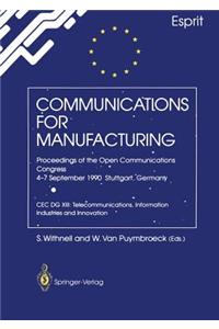 Communications for Manufacturing