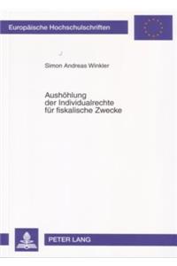 Aushoehlung Der Individualrechte Fuer Fiskalische Zwecke