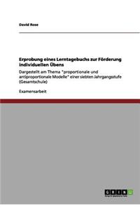 Erprobung eines Lerntagebuchs zur Förderung individuellen Übens