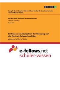 Einfluss von Antizipation der Messung auf die Cortisol-Aufwachreaktion