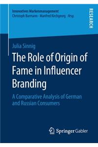 The Role of Origin of Fame in Influencer Branding