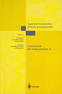 Calculus of Variations II (Grundlehren der mathematischen Wissenschaften) (Special Indian Edition/ Reprint Year- 2020) [Paperback] Mariano Giaquinta and Stefan Hildebrandt