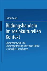 Bildungshandeln Im Soziokulturellen Kontext