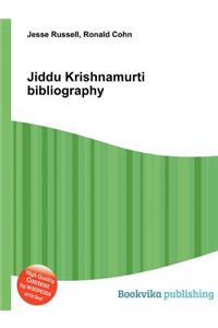 Jiddu Krishnamurti Bibliography