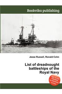 List of Dreadnought Battleships of the Royal Navy