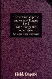 writings in prose and verse of Eugene Field