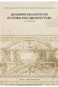 Quaderni Dell'istituto Di Storia Dell'architettura