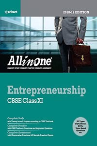 CBSE All In One Entrepreneurship Cbse Class 11 for 2018 - 19 (Old edition) (Old Edition)
