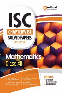ISC Chapterwise Solved Papers 2023-2000 Mathematics Class 12th