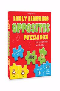 Early Learning Opposites Puzzle Box For Preschoolers And Toddlers - Learning Aid & Educational Toy (Jigsaw Puzzle for Kids Age 3 and Above