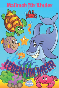 Leben im Meer Malbuch für Kinder