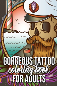 Gorgeous Tattoo Coloring Book For Adults