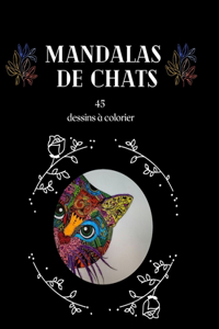 Mandalas de chats 45 dessins à colorier