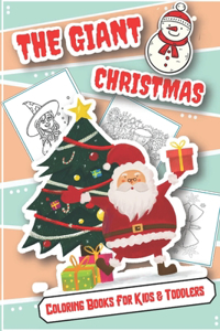 Giant Christmas Coloring Books For Kids & Toddlers