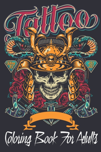 Tattoo Coloring Book For Adults