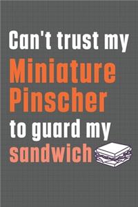 Can't trust my Miniature Pinscher to guard my sandwich