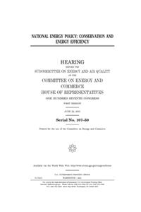 National energy policy