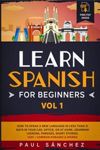Learn Spanish For Beginners