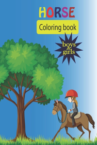 Horse Coloring Book for Boys and Girls