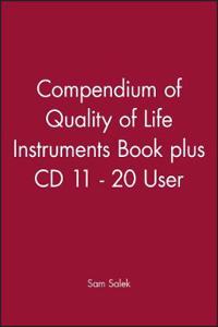 Compendium of Quality of Life Instruments Book plus CD 11-20 user