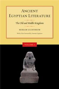 Ancient Egyptian Literature, Volume I