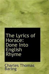 The Lyrics of Horace