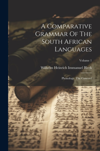 Comparative Grammar Of The South African Languages