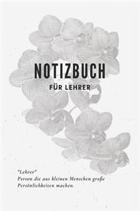 Notizbuch für Lehrer