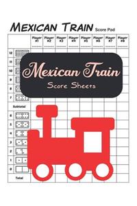 Mexican Train Score Sheets