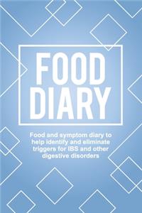 Food Diary Journal. Symptom Tracker for Digestive Disorders