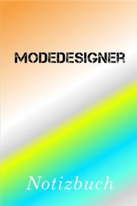 Modedesigner Notizbuch