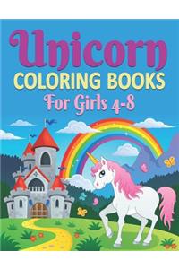 Unicorn Coloring Books for Girls 4-8