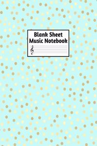 Blank Sheet Music Notebook