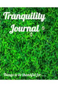 Tranquility Journal