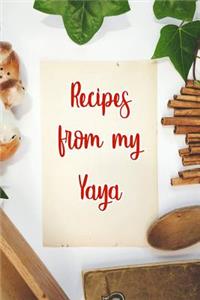 Recipes From My Yaya
