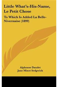Little What's-His-Name, Le Petit Chose
