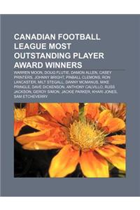 Canadian Football League Most Outstanding Player Award Winners