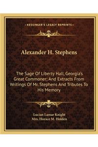 Alexander H. Stephens