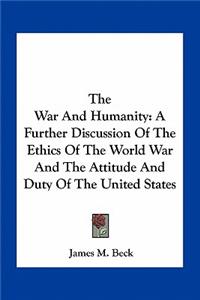 The War And Humanity