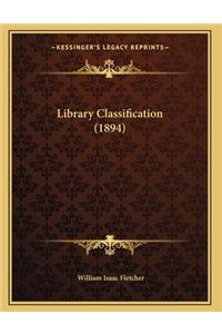 Library Classification (1894)
