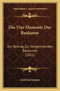 Vier Elemente Der Baukunst