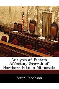 Analysis of Factors Affecting Growth of Northern Pike in Minnesota