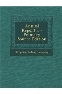 Annual Report...