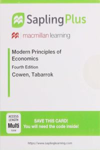 SaplingPlus for Modern Principles of Economics (12 Month Access Card)