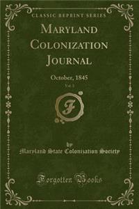 Maryland Colonization Journal, Vol. 3