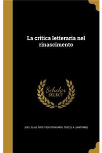 La Critica Letteraria Nel Rinascimento