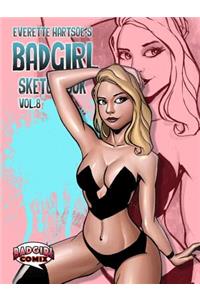 BADGIRL SKETCHBOOK VOL.8-kickstarter COVER