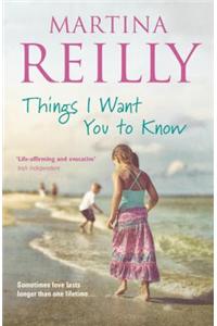 Things I Want You to Know