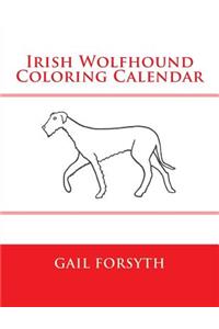 Irish Wolfhound Coloring Calendar