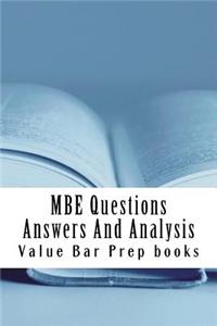 MBE Questions Answers And Analysis